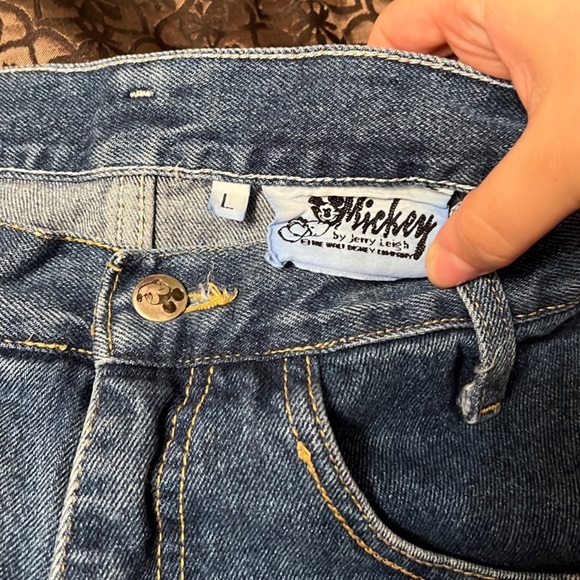 Vintage Disney Mickey Mouse Denim Shorts - Picture 4 of 7